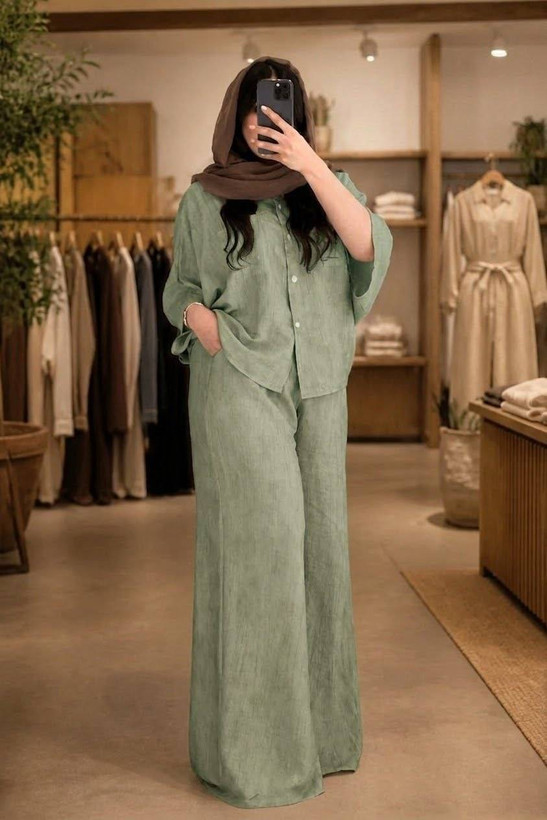 شومیز شلوار طلا
