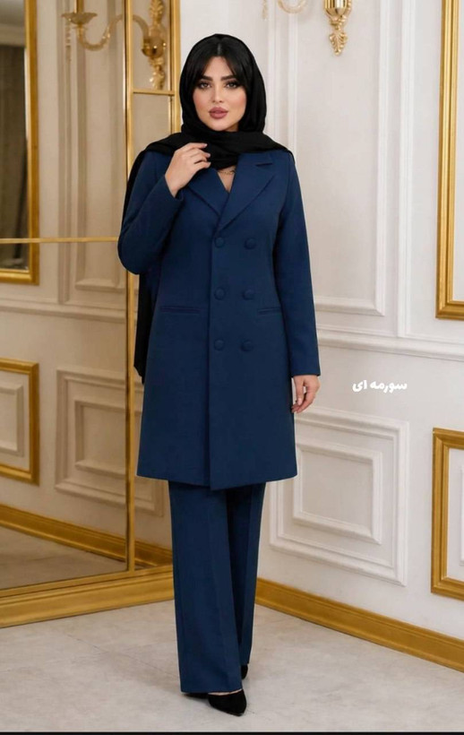 مانتو شلوار آسمان