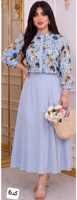 شومیز دامن طرحدار