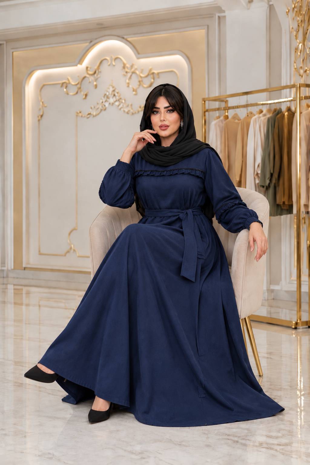 پیراهن بلند کبریتی